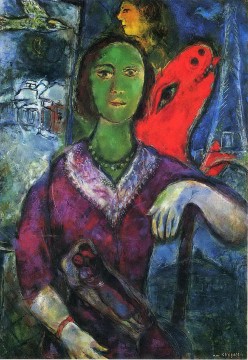  ga - Portrait of Vava contemporary Marc Chagall